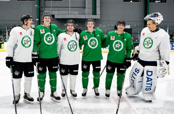 For the first time all together, our 2023 #NHLDraft Class / Dallas Stars